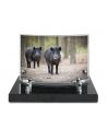 PLAQUE IMPRIMEE GALBEE 13X20 - 2 INTERS - NATURE/CHASSE/PECHE