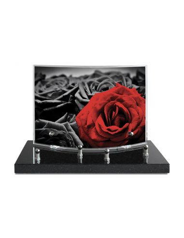 PLAQUE IMPRIMEE GALBEE 17X26 - 2 INTERS - NOIR ET BLANC