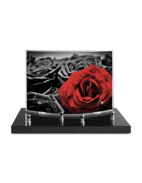 PLAQUE IMPRIMEE GALBEE 17X26 - 2 INTERS - NOIR ET BLANC