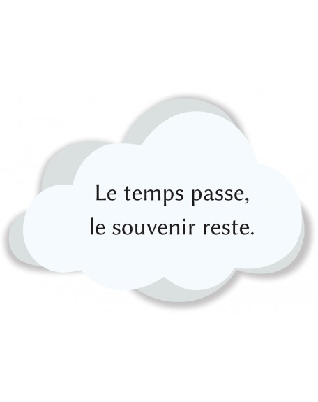 PLAQUE ALTU 32X38CM ARBRE & NUAGE TEXTE