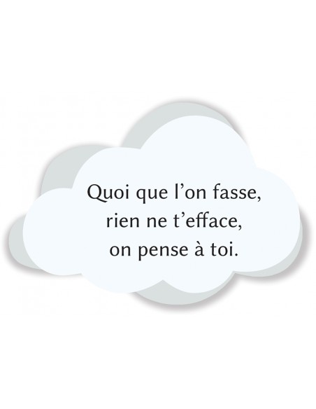 PLAQUE ALTU 32X38CM ARBRE & NUAGE TEXTE