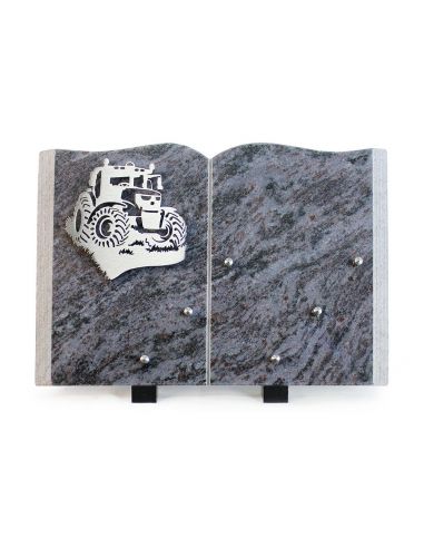 PLAQUE GRANIT LIVRE 25X35CM INOX TRACTEUR