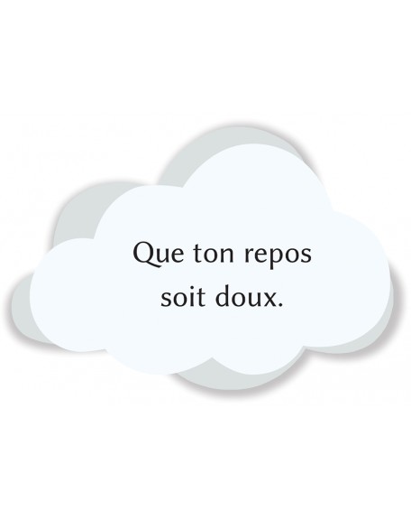 PLAQUE ALTU 32X38CM ARBRE & NUAGE TEXTE