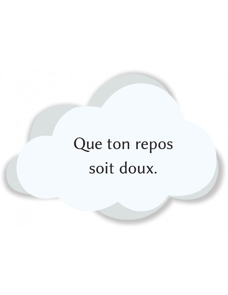 PLAQUE ALTU 32X38CM ARBRE & NUAGE TEXTE
