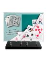 PLAQUE IMPRIMEE 25X35 + MOTIF INOX CARTE