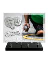 PLAQUE IMPRIMEE 25X35 + MOTIF INOX PETANQUE