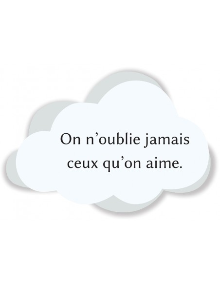 PLAQUE ALTU 32X38CM ARBRE & NUAGE TEXTE