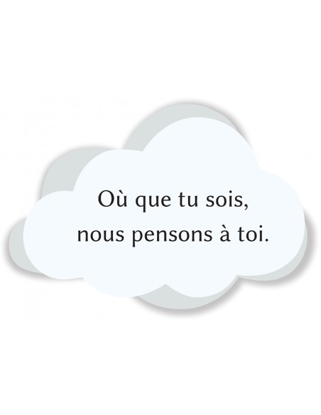 PLAQUE ALTU 32X38CM ARBRE & NUAGE TEXTE