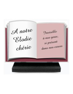 Plaque Texte Altuglas Imprimé 24x16cm
