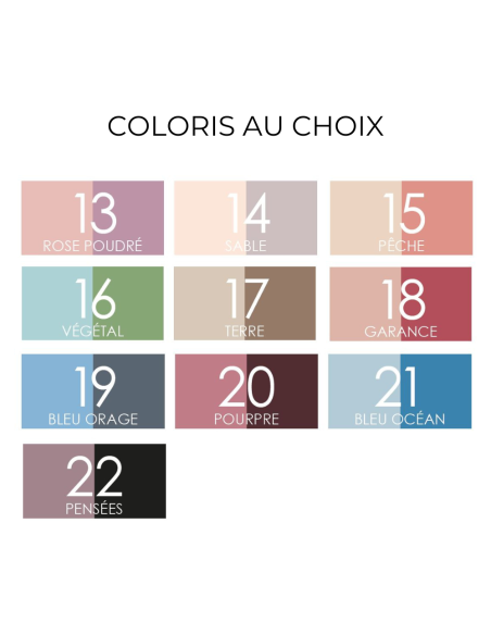Coloris au choix