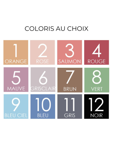 Coloris au choix