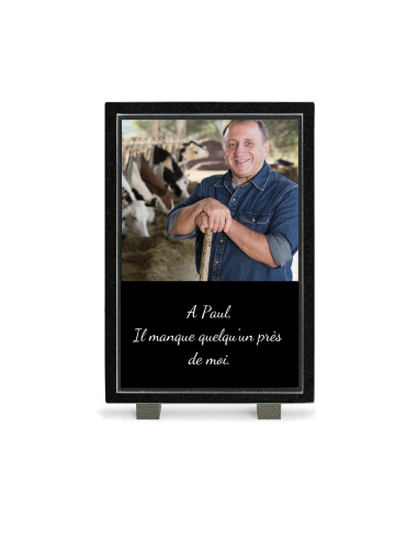 Plaque Photo Mixte Altu sur Granit...
