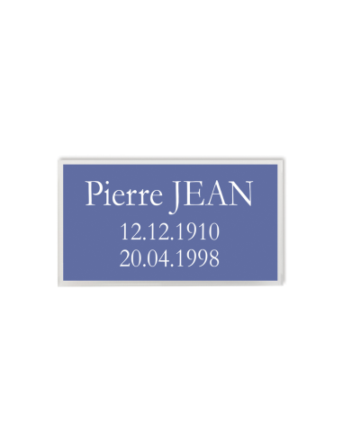 Plaque Columbarium Texte 17x9,5cm