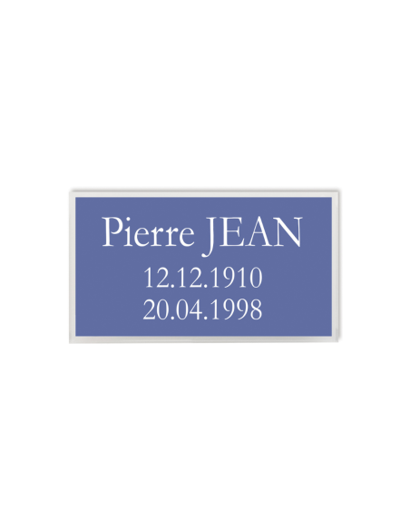 Plaque Columbarium Texte 17x9,5cm