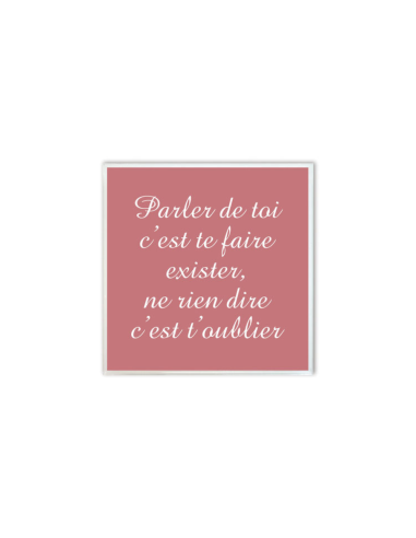 Plaque Columbarium Texte 17x17cm