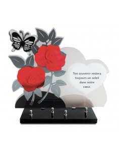PLAQUE ALTU 32X37CM ROSE...