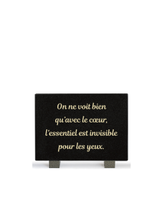 Plaque Granit Texte Format...