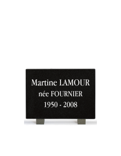 Plaque Granit Texte Format... 2