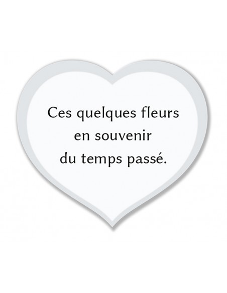 PLAQUE ALTU 32X37CM ROSE ROUGE & TEXTE COEUR