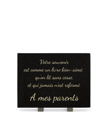 Plaque Granit Texte Format Rectangle...