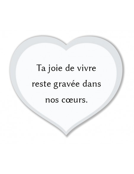 PLAQUE ALTU 32X37CM ROSE ROUGE & TEXTE COEUR