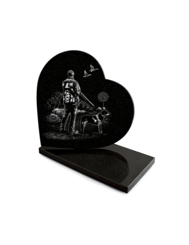 Plaque Granit Texte et Motif Laser...