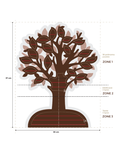 PLAQUE ALTU ARBRE 30X37CM A...