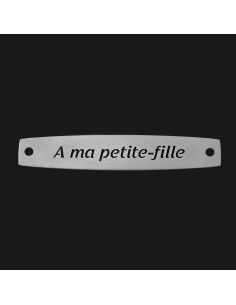 SACHET 5 INTERS INOX "A MA PETITE-FILLE"