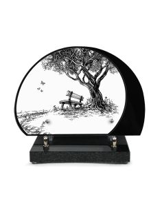 PLAQUE ALTUGLAS IMPRIME 26x18CM MOTIF DESSINS CRAYONNES NOIR ET BLANC