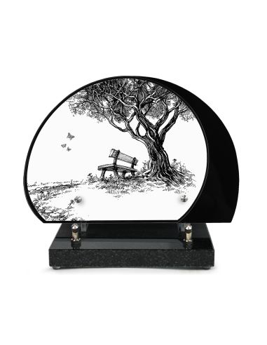 PLAQUE ALTUGLAS IMPRIME 26x18CM MOTIF DESSINS CRAYONNES NOIR ET BLANC