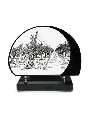 PLAQUE ALTUGLAS IMPRIME 26x18CM MOTIF DESSINS CRAYONNES NOIR ET BLANC