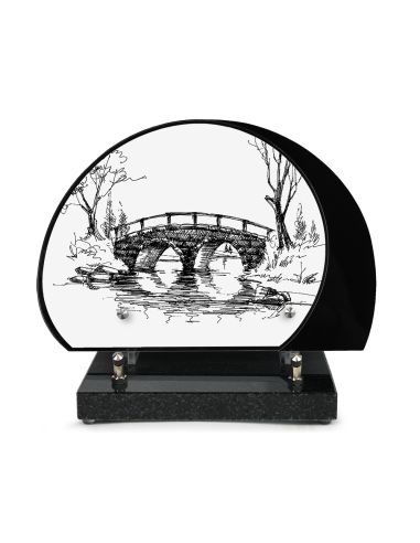 PLAQUE ALTUGLAS IMPRIME 26x18CM MOTIF DESSINS CRAYONNES NOIR ET BLANC