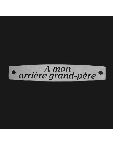 SACHET 5 INTERS INOX "A MON ARRIERE GRAND-PERE"