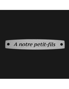SACHET 5 INTERS INOX "A NOTRE PETIT-FILS"