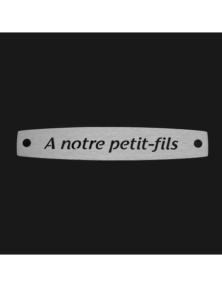 SACHET 5 INTERS INOX "A NOTRE PETIT-FILS"