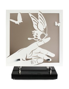 PLAQUE CARRE 26X26 MOTIF...