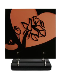 PLAQUE CARRE 26X26 MOTIF...