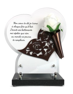 PLAQUE FLORALE ALTU OPAQUE...
