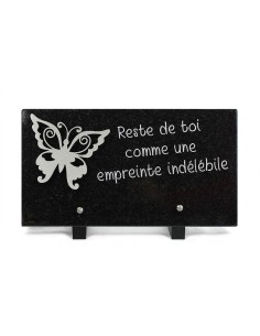 PLAQUE GRANIT NOIR 15X28CM...