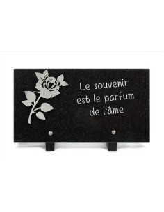 PLAQUE GRANIT NOIR 15X28CM...