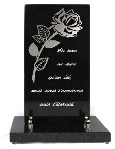 PLAQUE GRANIT 15X28 DECOR INOX
