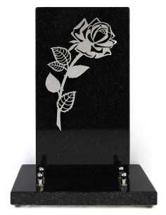 PLAQUE GRANIT 15X28 DECOR INOX