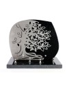 PLAQUE GRANIT 23X28 DECOR INOX