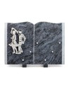 PLAQUE GRANIT LIVRE 25X35CM INOX DANSEURS