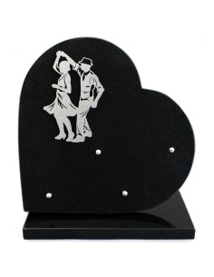 PLAQUE GRANIT COEUR 30X30...
