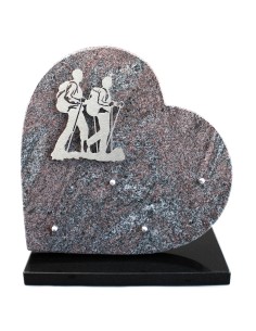 PLAQUE GRANIT COEUR 30X30...
