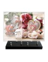 PLAQUE IMPRIMEE 25X35 + MOTIF INOX COLOMBE