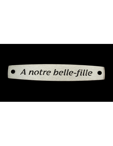 SACHET 5 INTERS INOX "A NOTRE BELLE-FILLE"