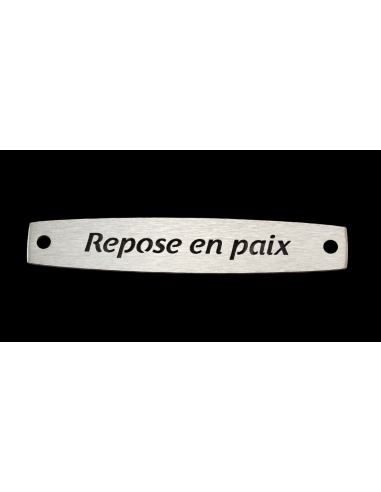 SACHET 5 INTERS INOX "REPOSE EN PAIX"