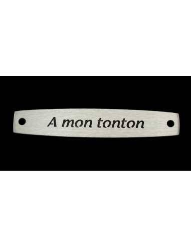 SACHET 5 INTERS INOX "A MON TONTON"